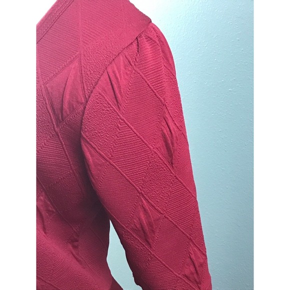 Womens Large Lularoe Dress Simply Comfortable Red Diamond Pattern - Picture 6 of 6